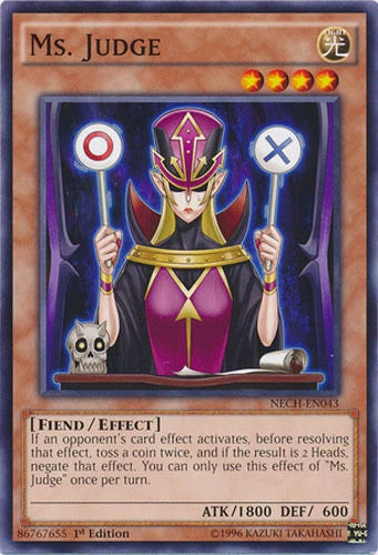 Ms. Judge - NECH-EN043 - Common - 1st Edition - YuGiOh