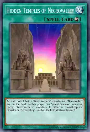 Hidden Temples of Necrovalley - MP14-EN230 - Rare - 1st Edition - YuGiOh