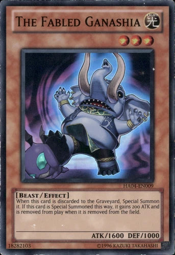 The Fabled Ganashia - HA04-EN009 - Super Rare - Unlimited Edition - YuGiOh