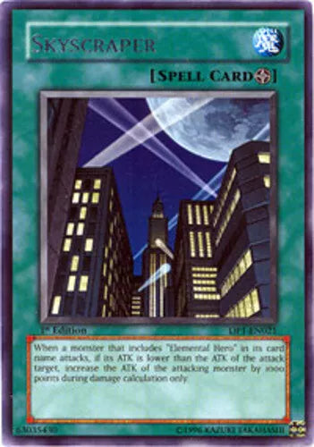 Skyscraper - DP1-EN021 - Rare - 1st Edition - YuGiOh