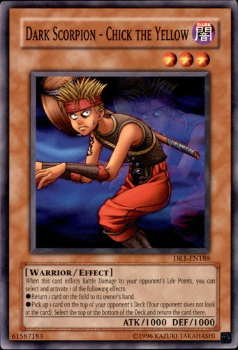 Dark Scorpion - Chick the Yellow - DR1-EN188 - Common - Unlimited Edition - YuGi