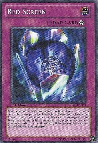 Red Screen - STBL-EN064 - Common - 1st Edition - YuGiOh