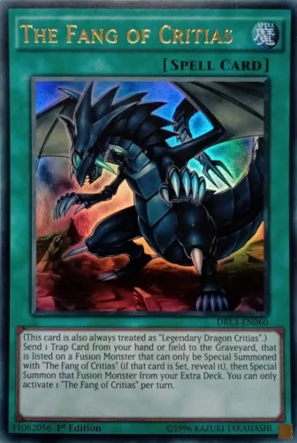The Fang of Critias - DRL3-EN060 - Ultra Rare - YuGiOh