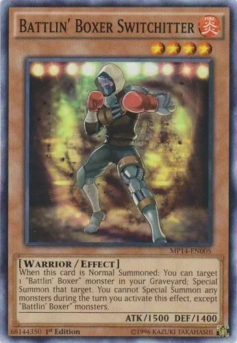 Battlin' Boxer Switchitter - MP14-EN005 - Common - 1st Edition - YuGiOh