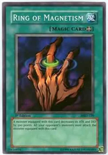 Ring of Magnetism - MRD-139 - Common - Unlimited Edition - YuGiOh LP