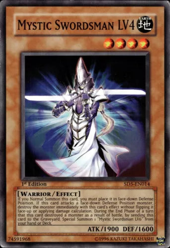 Mystic Swordsman LV4 - SD5-EN014 - Common - 1st Edition - YuGiOh