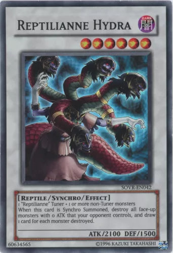 Reptilianne Hydra - SOVR-EN042 - Super Rare - 1st Edition - YuGiOh VLP
