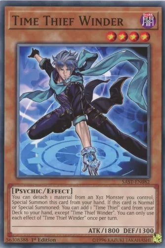 Time Thief Winder - SAST-EN082 - Common - Mixed Editions - YuGiOh