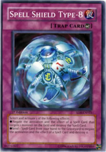 Spell Shield Type-8 - SD4-EN031 - Common - 1st Edition - YuGiOh