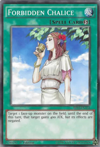Forbidden Chalice - BP03-EN164 - Common - 1st Edition - YuGiOh