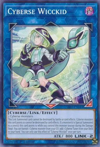 Cyberse Wicckid - SAST-EN044 - Common - Mixed Editions - YuGiOh