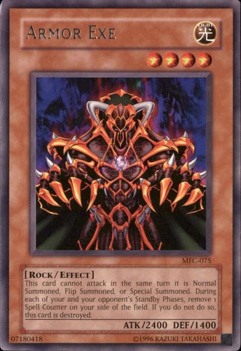 Armor Exe - MFC-075 - Rare - Unlimited Edition - YuGiOh