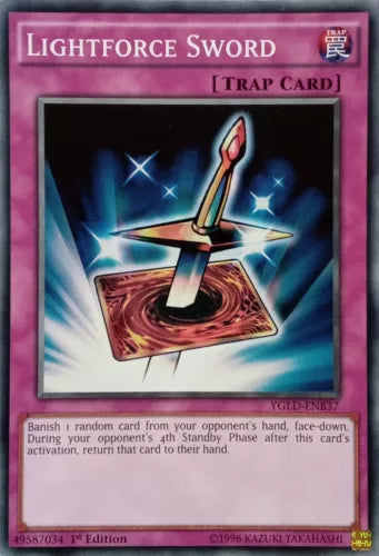 Lightforce Sword - YGLD-ENB37 - Common - 1st Edition - YuGiOh