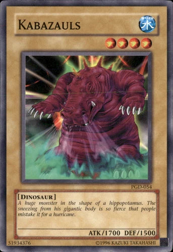 Kabazauls - PGD-054 - Common - Unlimited Edition - YuGiOh LP