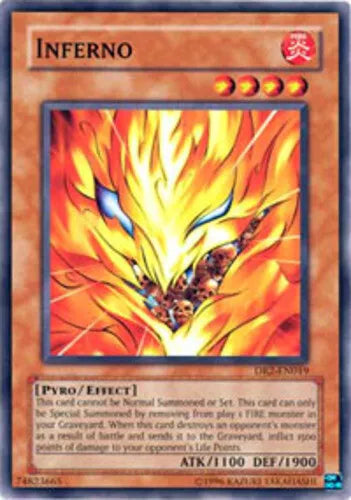 Inferno - DR2-EN019 - Common - Unlimited Edition - YuGiOh
