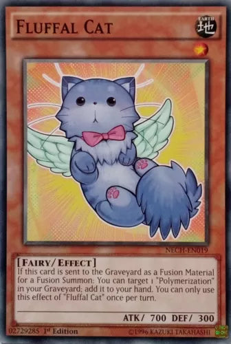 Fluffal Cat - NECH-EN019 - Common - Mixed Editions - YuGiOh