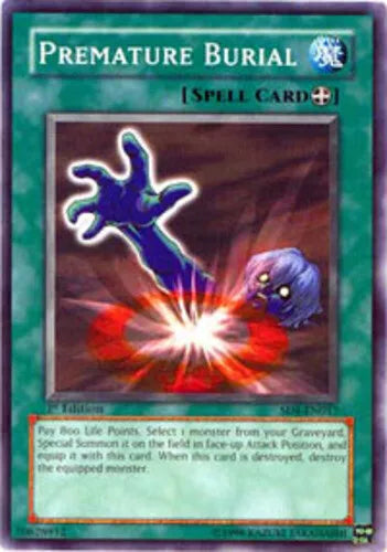 Premature Burial - SD4-EN017 - Common - 1st Edition - YuGiOh