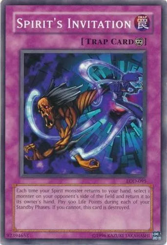 Spirit's Invitation - LOD-095 - Common - Mixed Editions - YuGiOh LP