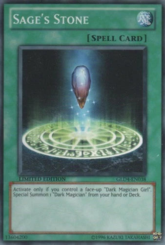 Sage's Stone - GLD4-EN038 - Common - Limited Edition - YuGiOh
