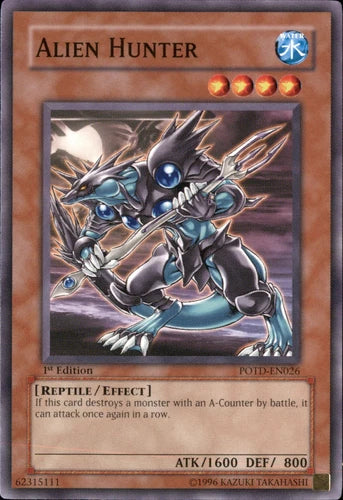 Alien Hunter - POTD-EN026 - Common - 1st Edition - YuGiOh