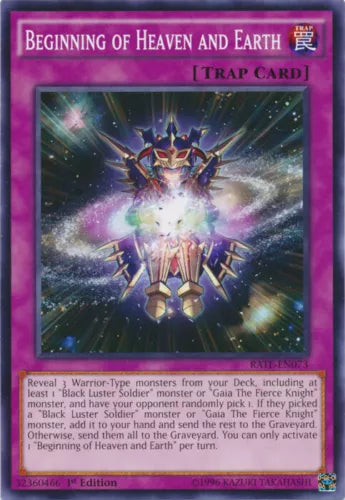 Beginning of Heaven and Earth - RATE-EN073 - Common - 1st Edition - YuGiOh
