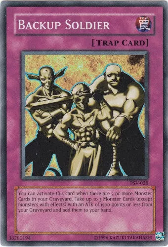 Backup Soldier - PSV-028 - Super Rare - Unlimited Edition - YuGiOh