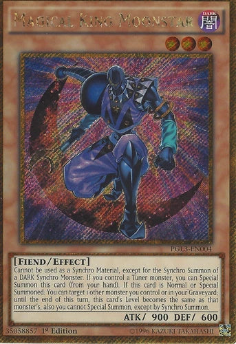 Magical King Moonstar - PGL3-EN004 - Gold Secret Rare - 1st Edition - YuGiOh
