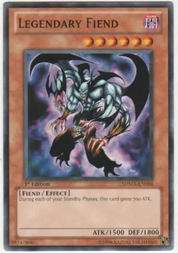 Legendary Fiend - SDMA-EN004 - Common - 1st Edition - YuGiOh