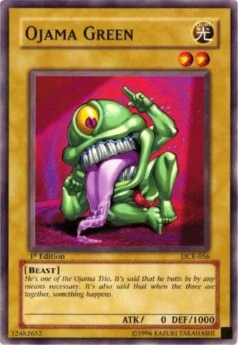 Ojama Green - DCR-056 - Common - Unlimited Edition - YuGiOh
