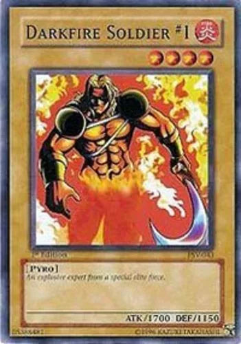 Darkfire Soldier #1 - PSV-043 - Common - Unlimited Edition - YuGiOh LP
