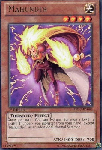 Mahunder - REDU-EN096 - Rare - Mixed Editions - YuGiOh