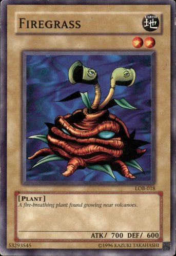 Firegrass - LOB-018 - Common - Unlimited Edition - YuGiOh