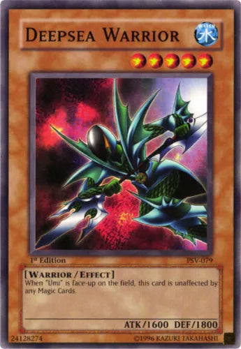 Deepsea Warrior - PSV-079 - Common - Unlimited Edition - YuGiOh