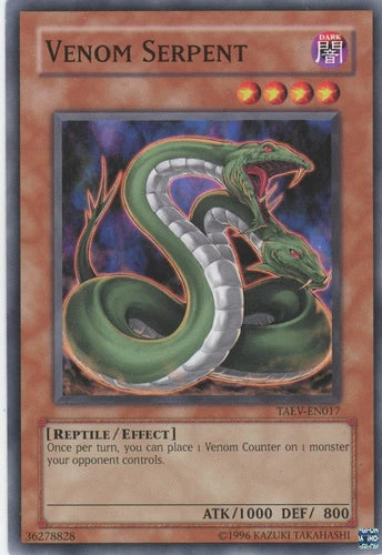 Venom Serpent - TAEV-EN017 - Common - Mixed Editions - YuGiOh