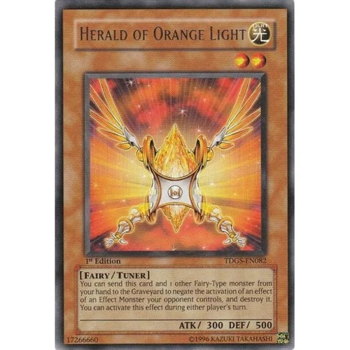 Herald of Orange Light - TDGS-EN082 - Rare - Unlimited Edition - YuGiOh