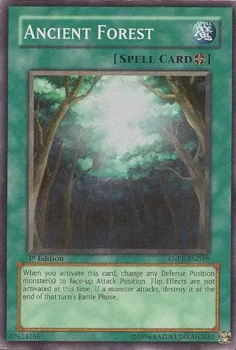 Ancient Forest - ANPR-EN048 - Super Rare - 1st Edition - YuGiOh - LP