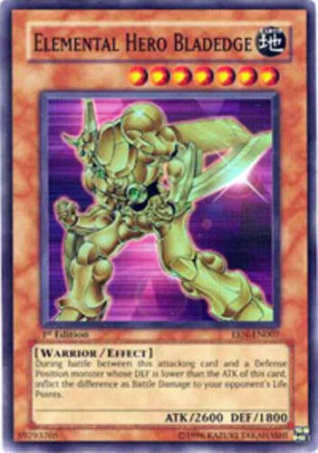 Elemental Hero Bladedge - EEN-EN007 - Super Rare - Unlimited Edition - YuGiOh