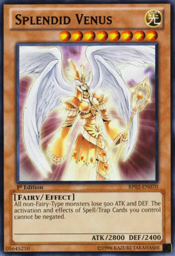 Splendid Venus - BP02-EN070 - Mosaic Rare - 1st Edition - YuGiOh