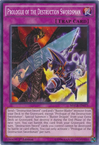 Prologue of the Destruction Swordsman - MACR-EN075 - 1st Edition - YuGiOh