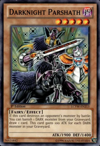 Darknight Parshath - LCYW-EN213 - Common - 1st Edition - YuGiOh
