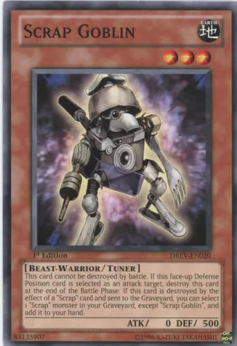 Scrap Goblin - DREV-EN020 - Common - Unlimited Edition - YuGiOh