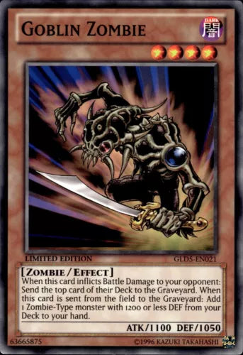 Goblin Zombie - GLD5-EN021 - Common - Limited Edition - YuGiOh