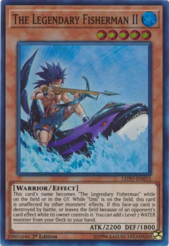 The Legendary Fisherman II - LEDU-EN015 - Super Rare - 1st Edition - YuGiOh