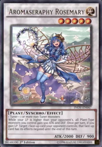 Aromaseraphy Rosemary - INOV-EN047 - Rare - Mixed Editions - YuGiOh