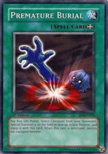 Premature Burial SD6 - SD6-EN020 - Common - 1st Edition - YuGiOh