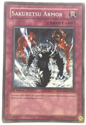 Sakuretsu Armor - SDWS-EN034 - Common - 1st Edition - YuGiOh