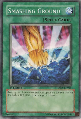 Smashing Ground - YSDS-EN026 - Common - Mixed Editions - YuGiOh LP