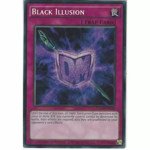Black Illusion - YGLD-ENC00 - Secret Rare - Limited Edition - YuGiOh