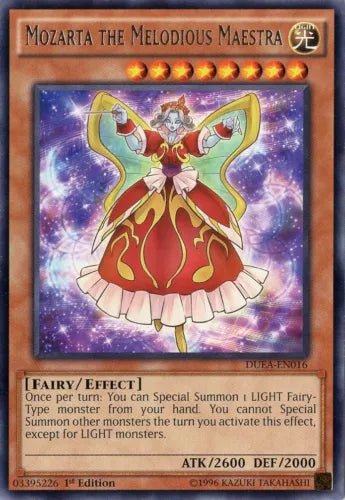 Mozarta the Melodious Maestra - DUEA-EN016 - Rare - 1st Edition - YuGiOh