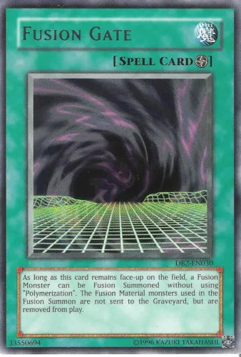 Fusion Gate - DB2-EN030 - Rare - Unlimited Edition - YuGiOh LP
